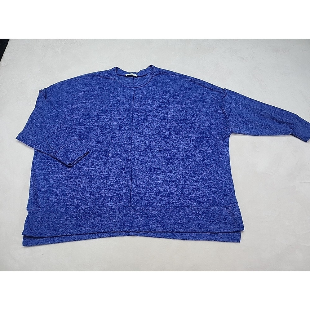 Zenana‎ Luxe Hacci Oversized Exposed Seams Top 2x